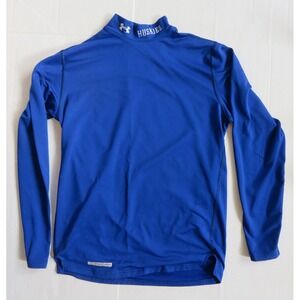 Mens Under Amour Cold Gear Fitted Mock Wahington Huskies Long Sleeve Pullover M